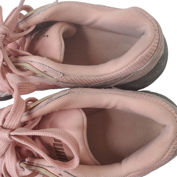 PUMA Trinomic R698 Winterized Coral Cloud Pink Sneakers Sz 7 - Picture 10 of 13
